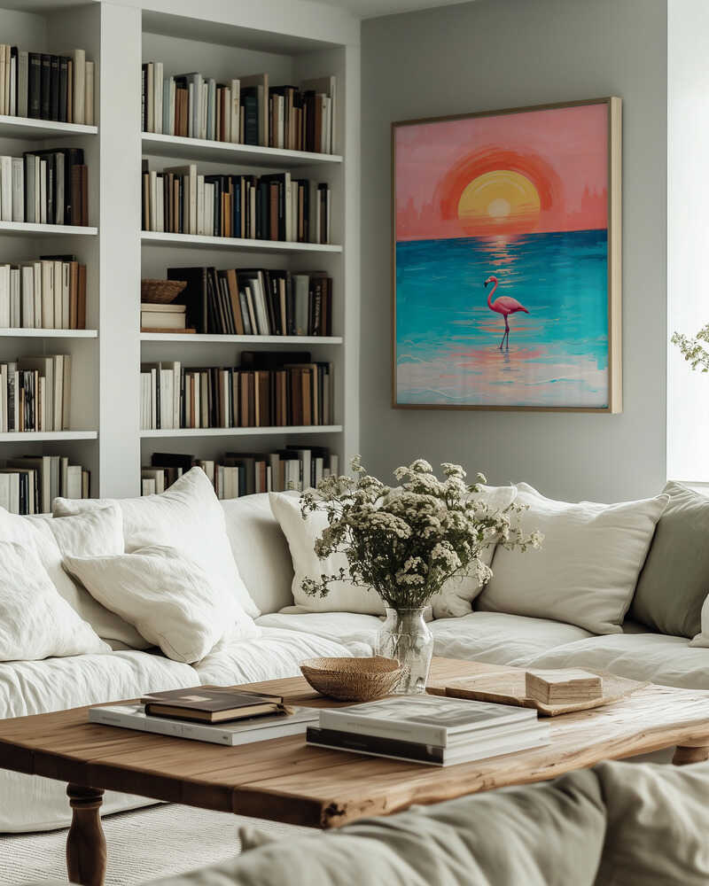 Just Vibin’ By the Sea Poster