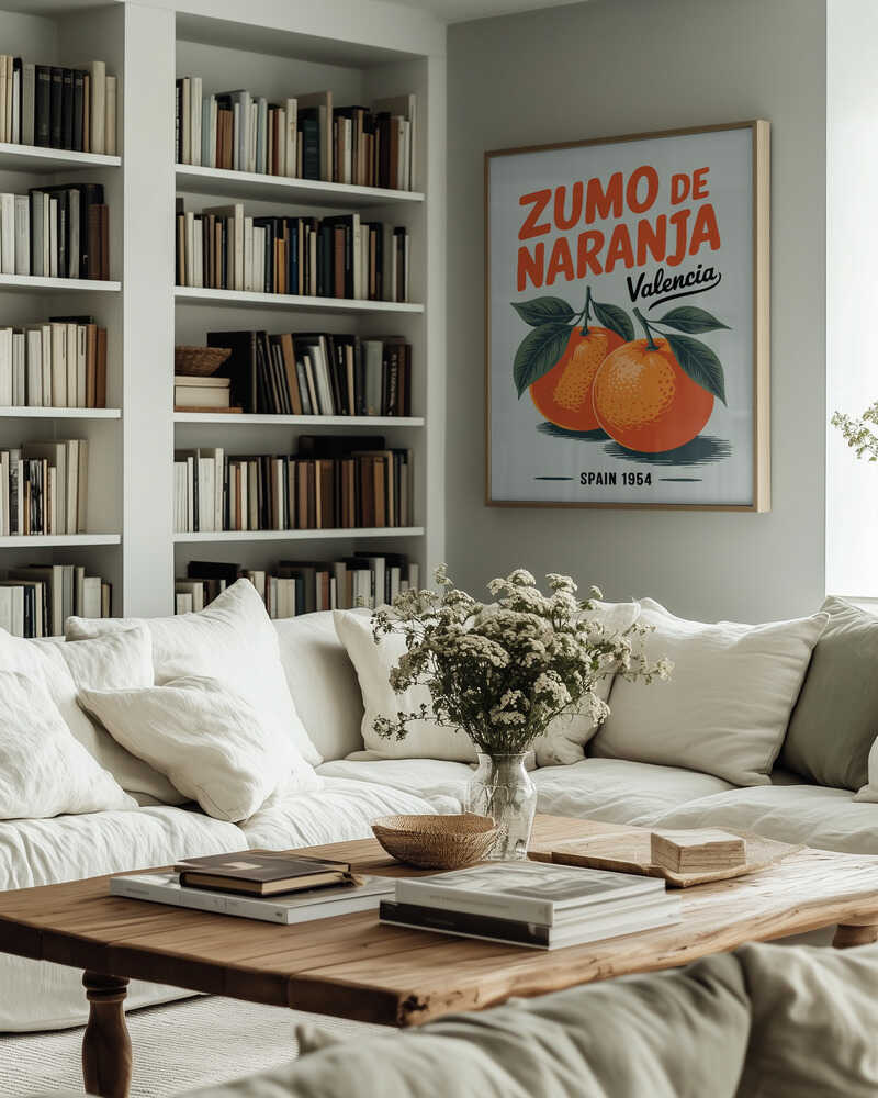 Valencia Oranges Poster