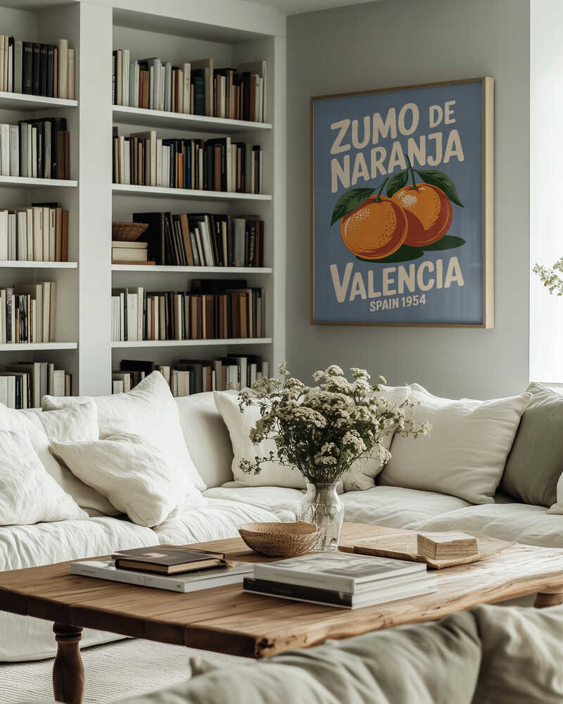 Valencia Oranges Poster