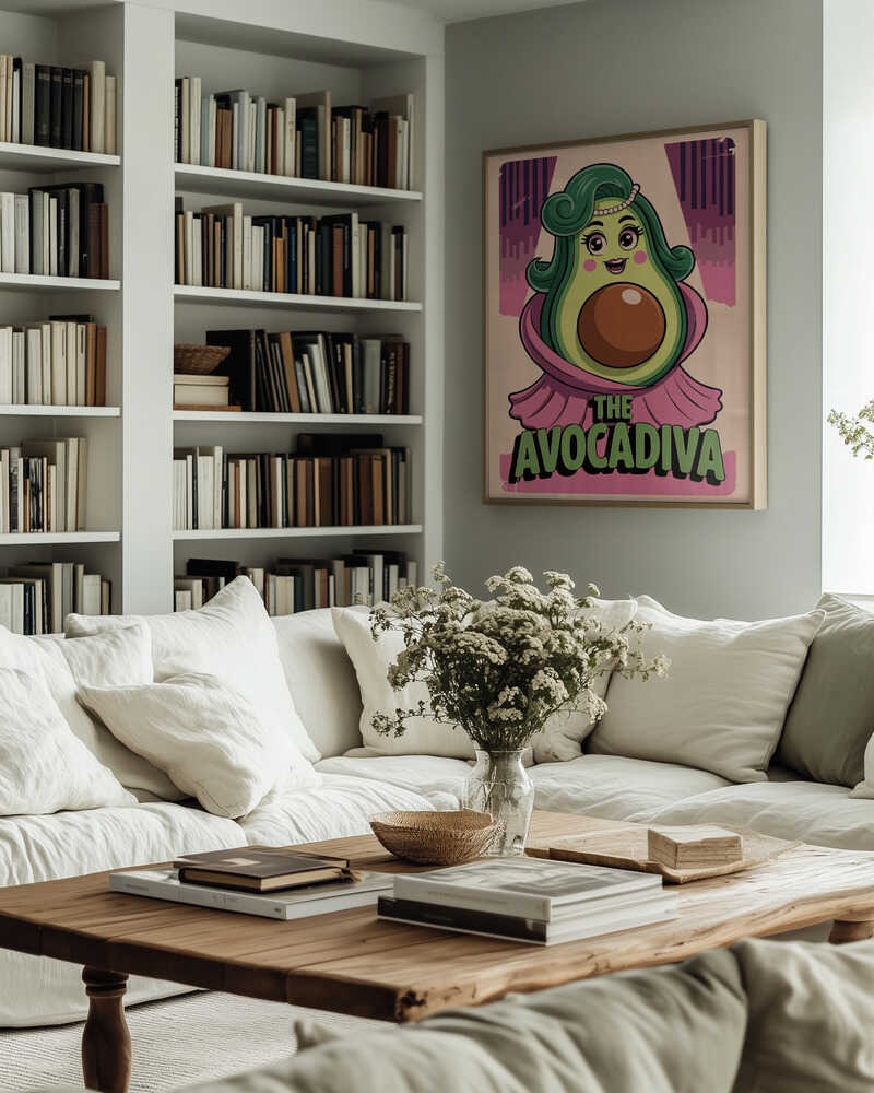 Glamorous Avocado Poster
