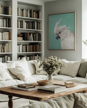 White Cockatoo Poster