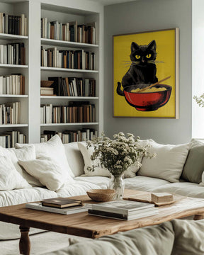 Noodle Cat No 1 Poster