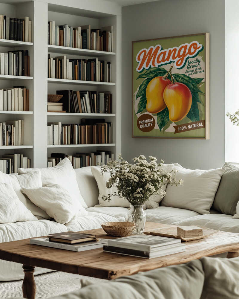 Mango Vintage Poster