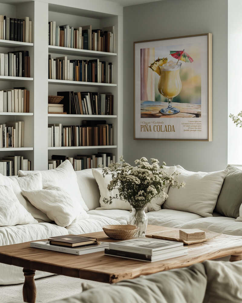 Classic Cocktails - Pina Colada Poster