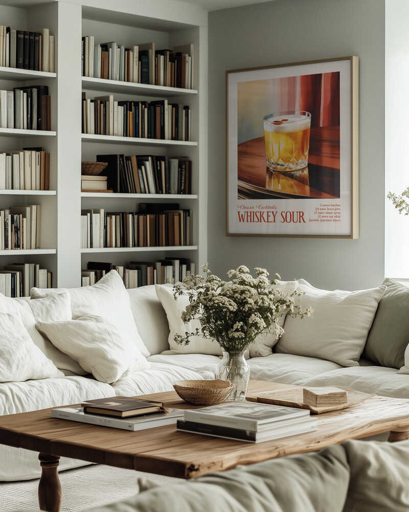 Classic Cocktails - Whiskey Sour Poster