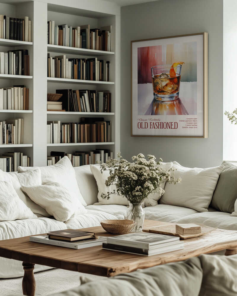 Classic Cocktails - Old Fashioned Poster