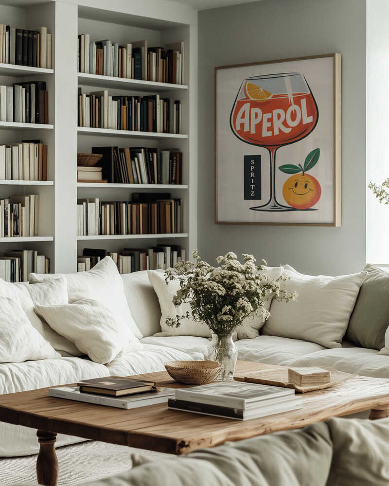 Aperol Spritz Retro Poster