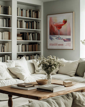 Classic Cocktails - Strawberry Daiquiri Poster