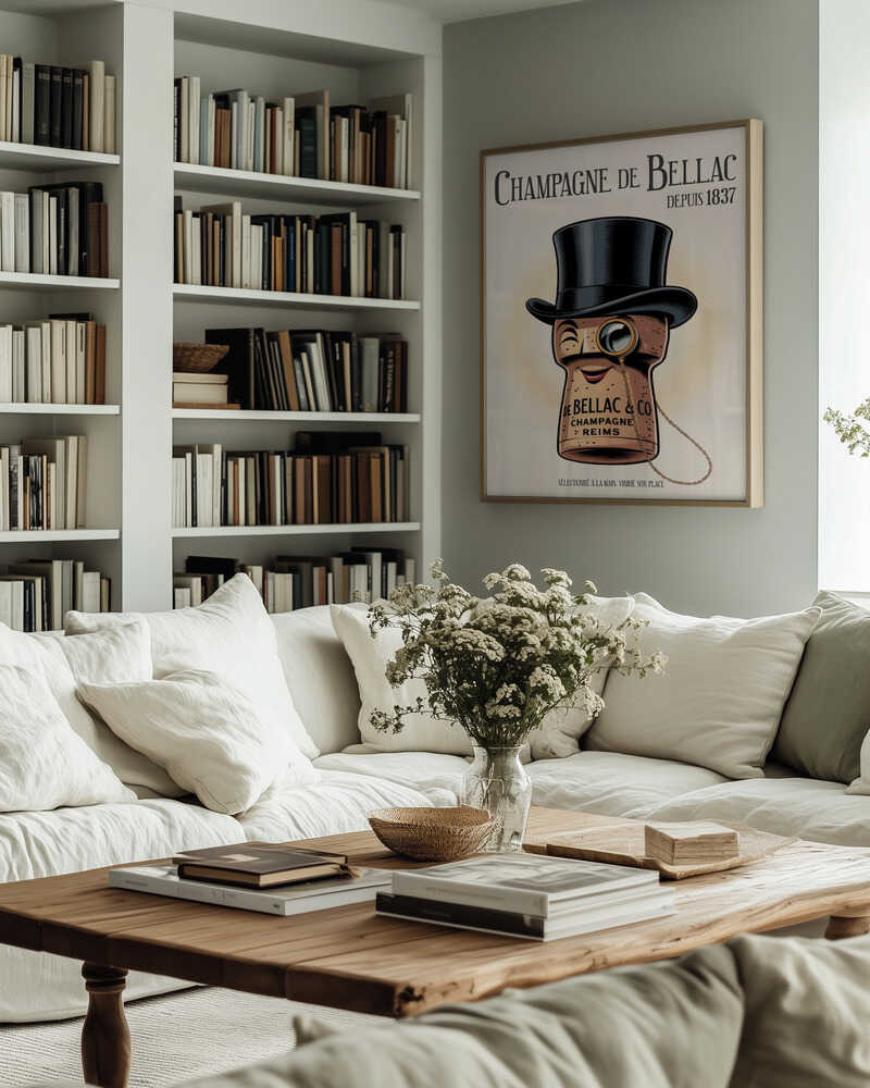 Champagne De Bellac Poster