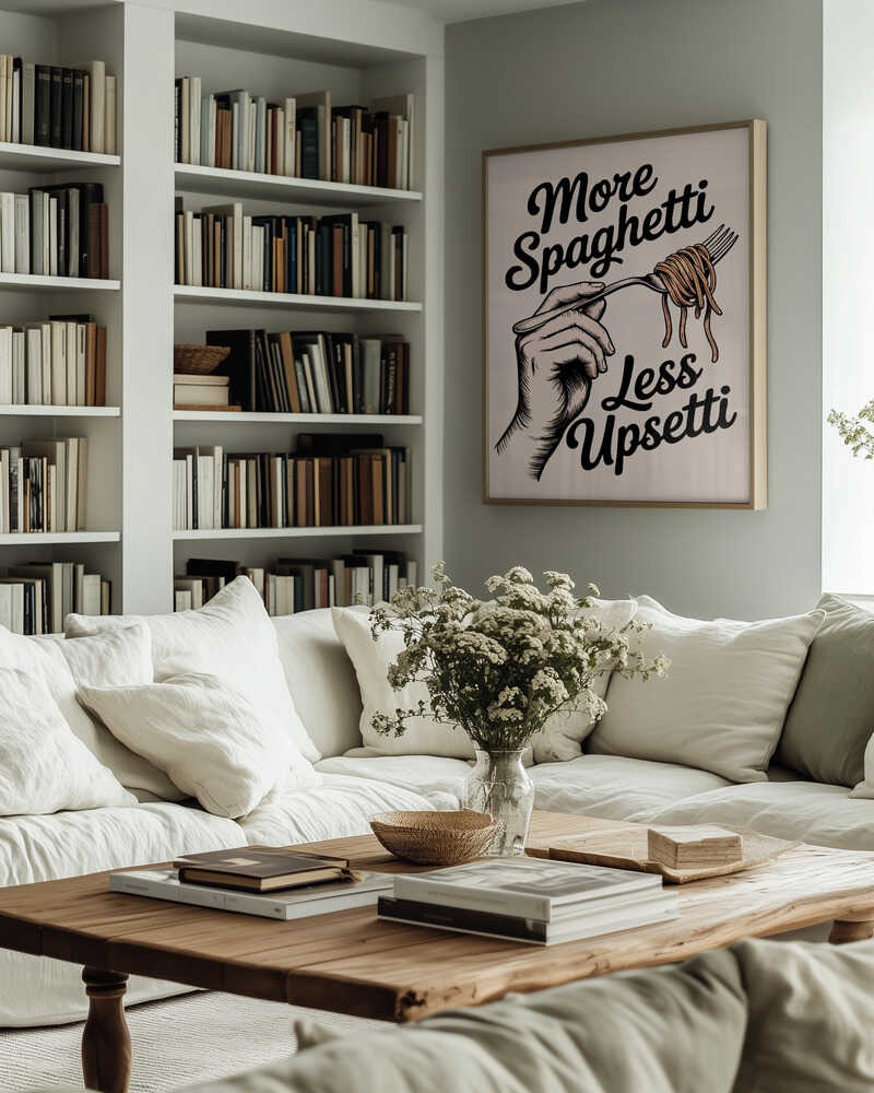 More Spaghetti, Less Upsetti Poster