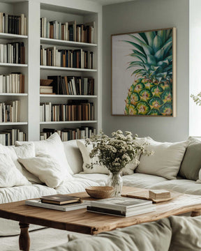 Pineapple Close Up Poster