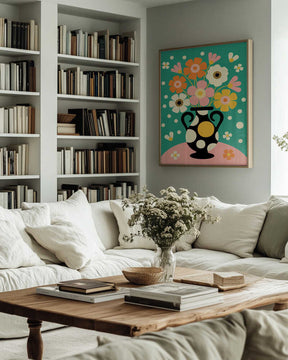 Bouquet of Bold Flowers Poster
