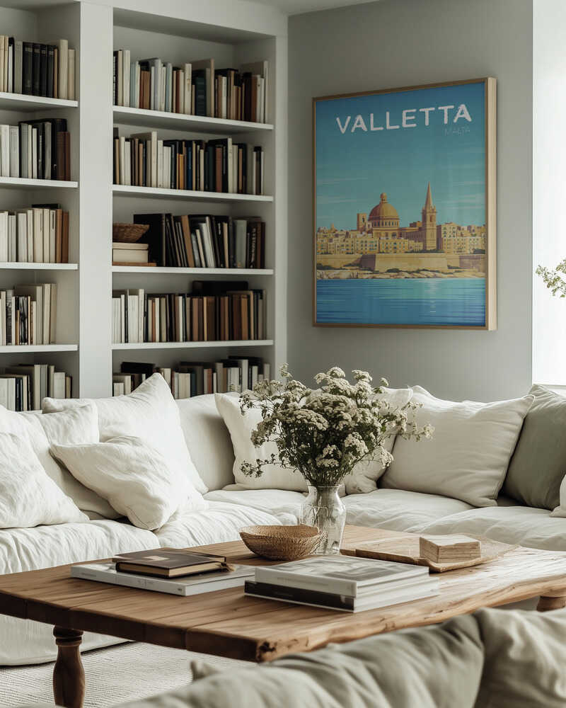 Valletta Travel Poster Poster