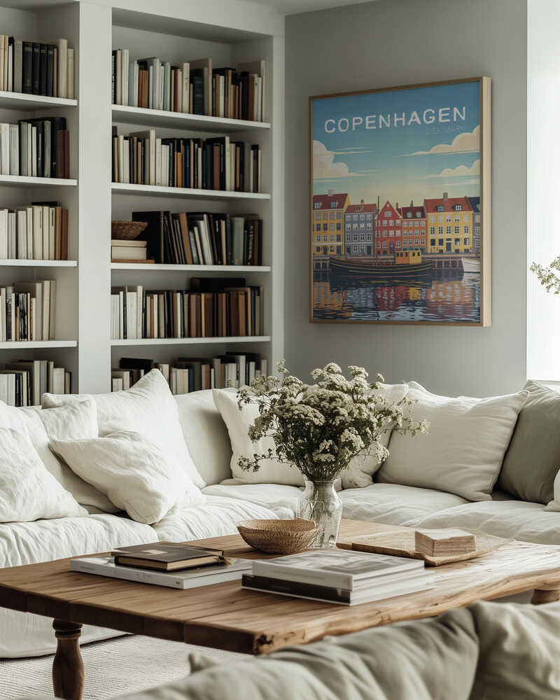 Copenhagen Travel Poster Poster