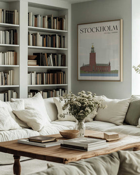Stockholm City Hall Travel Poster Poster