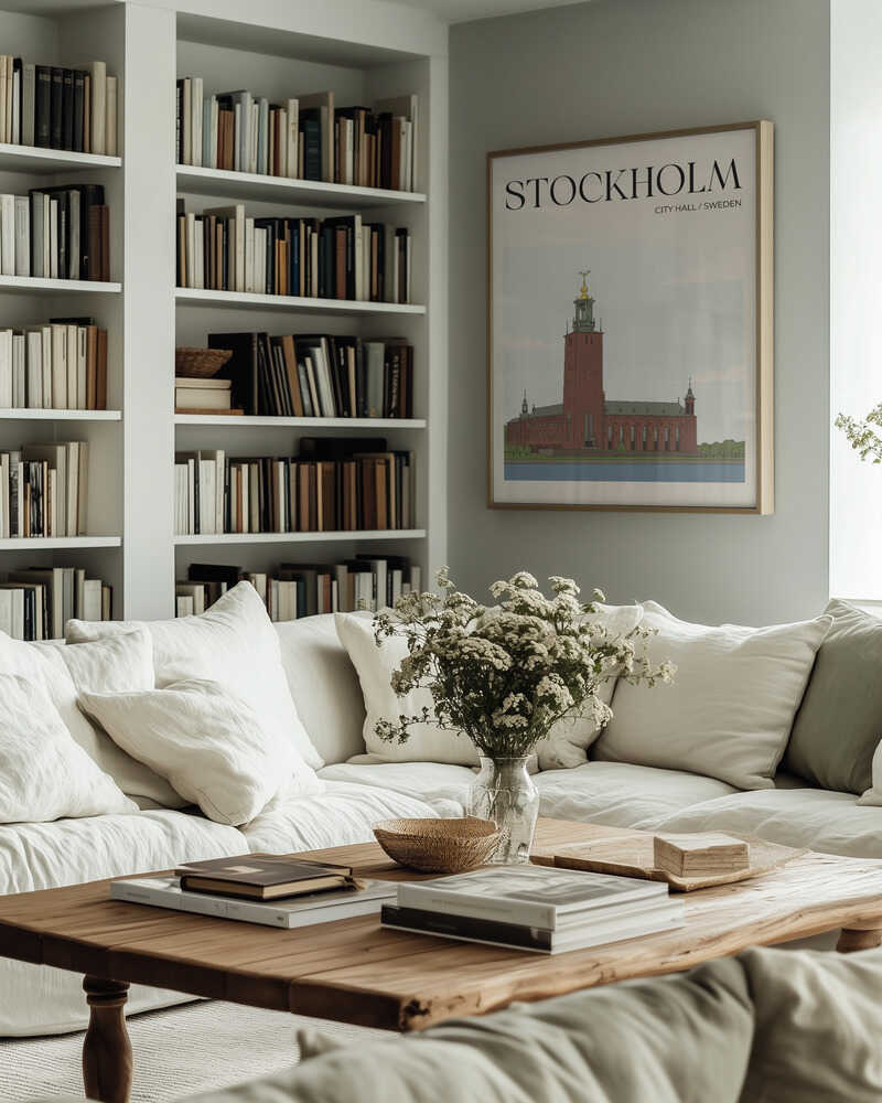 Stockholm City Hall Travel Poster Poster