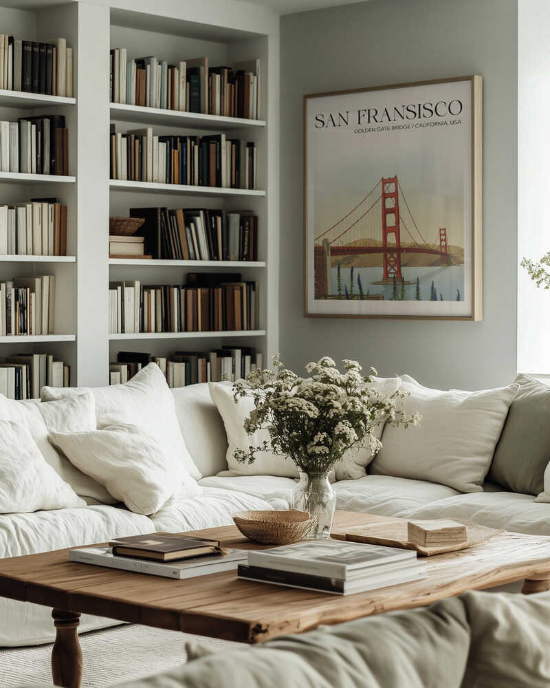 San Fransisco Travel Poster Poster