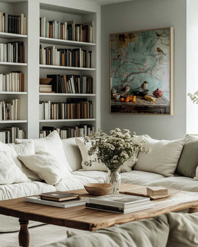 Blossoms and Birds Poster