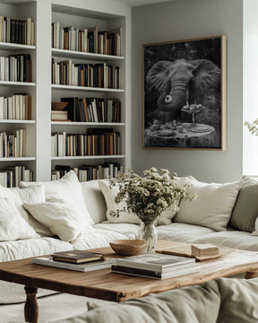 Elephant’s Doughnut Delight Poster