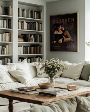 Babes of Bourbon October Halloween Witch Poster