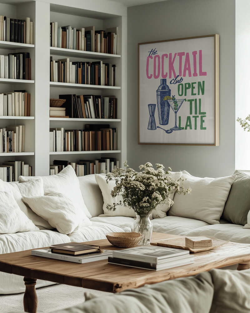 The Cocktail Club Poster