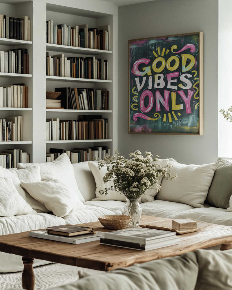 Good Vibes Only No 1 Poster