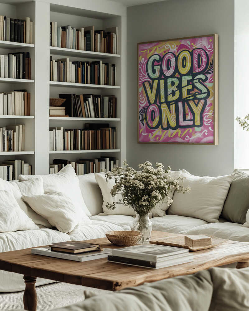 Good Vibes Only No 2 Poster