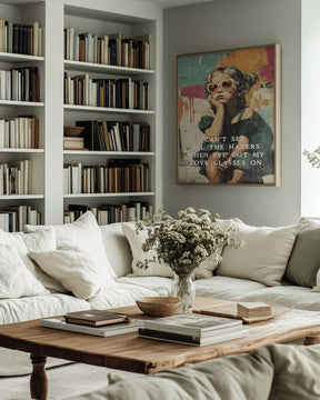 Love Glasses On Poster
