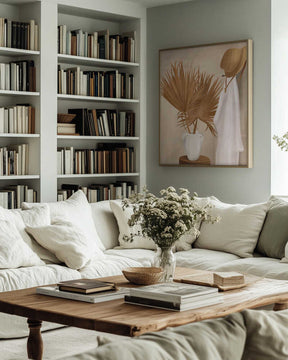 Palm Leaf Decoration Poster