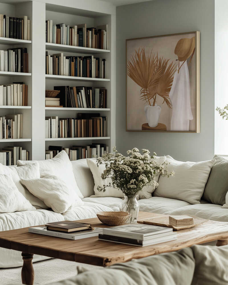 Palm Leaf Decoration Poster