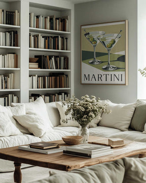 Martini Times Two Poster