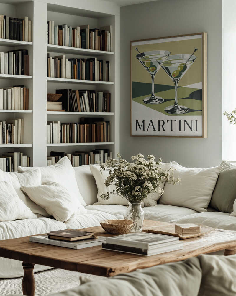 Martini Times Two Poster