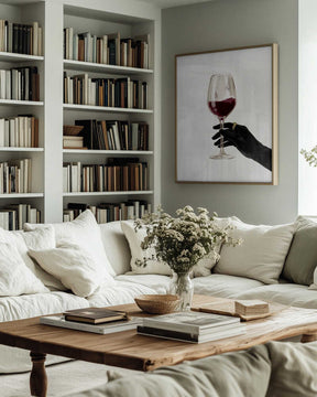 A Glass of Red Wine Poster