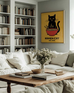 Ramen Cat No 5 Poster