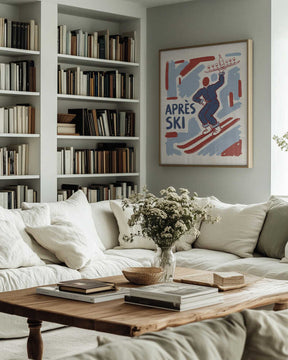 Apres Ski Waiter Poster