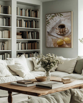 Coffee and Lemons Poster