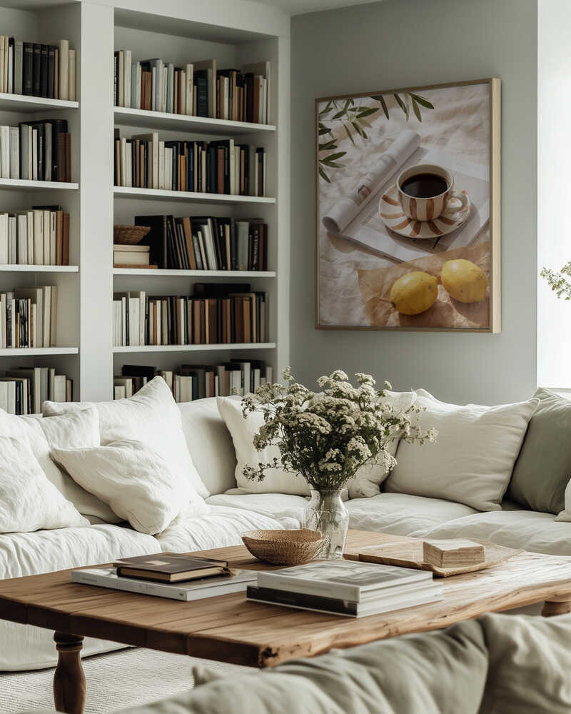 Coffee and Lemons Poster