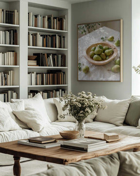 Ripe Green Pears Poster
