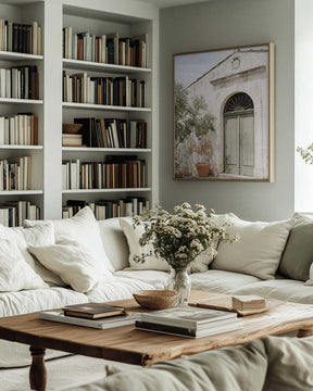 Mediterranean house Poster