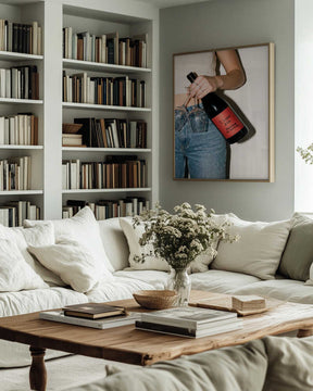 Love and a Bottle of Wine Poster