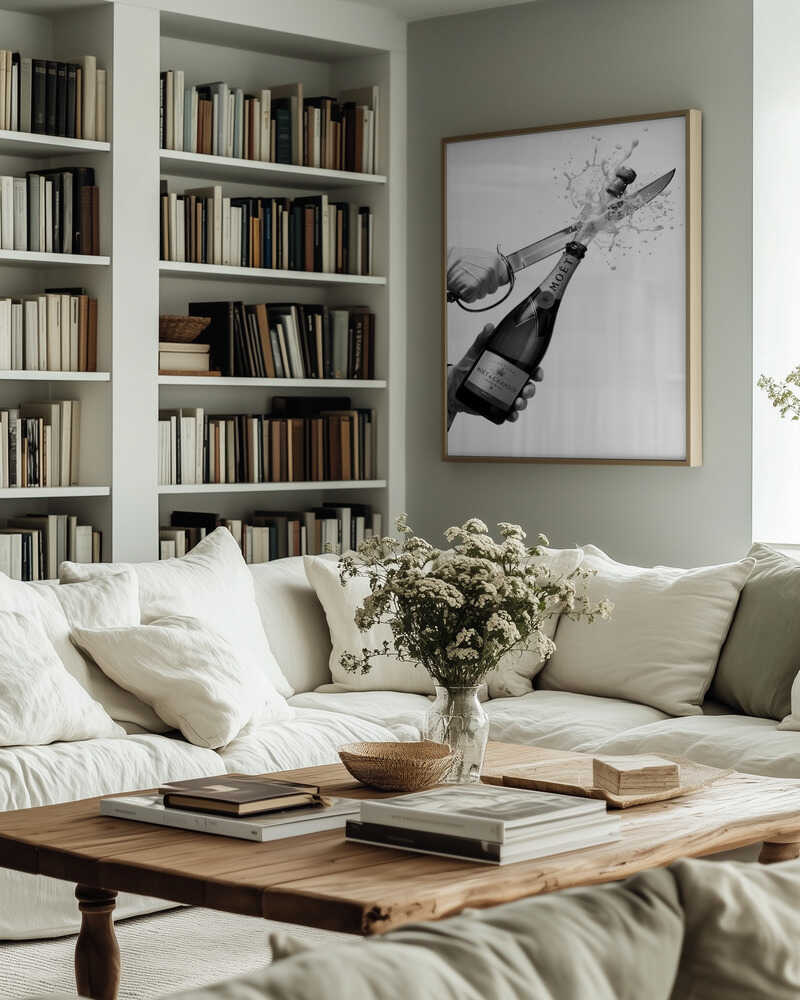 Sabering Champagne Poster