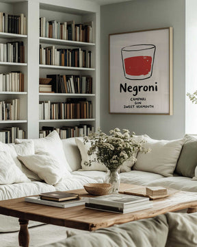 Negroni Sketch Poster