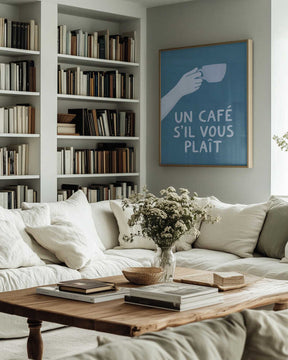 Un Café S'il Vous Plait Poster