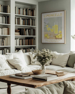 Limoncello Lemon Refreshment Poster