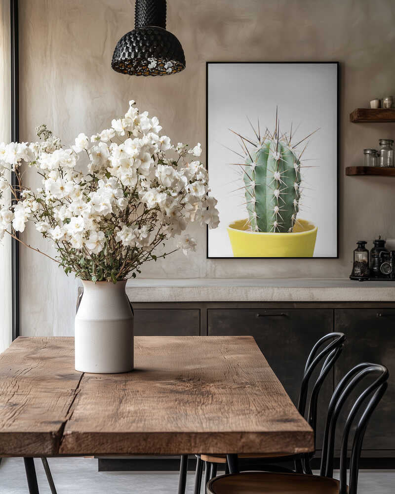 Spikey Cactus Poster