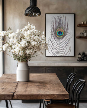 Peacock Feather Poster