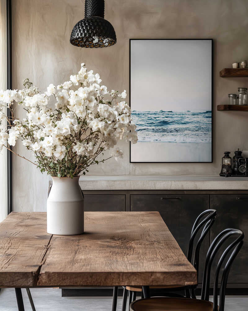 Abstract Waves Poster