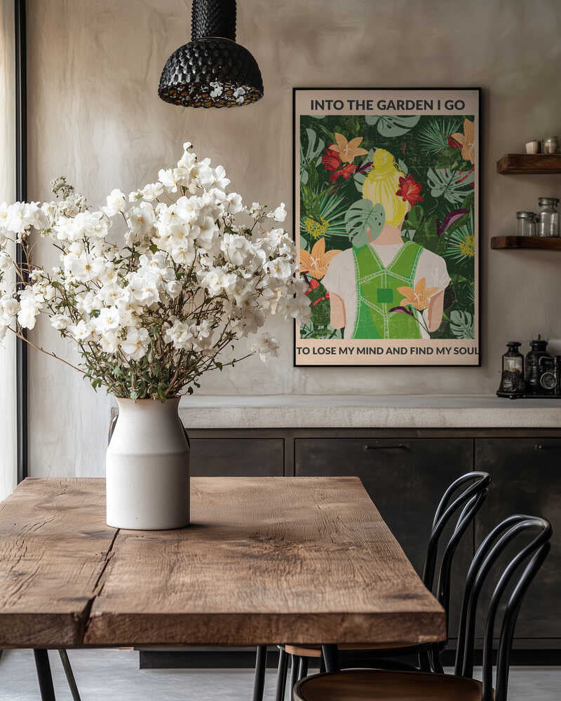 Into the Garden (blonde) Poster