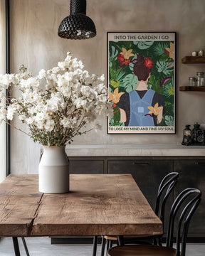 Into the Garden Standard Wall Art Poster