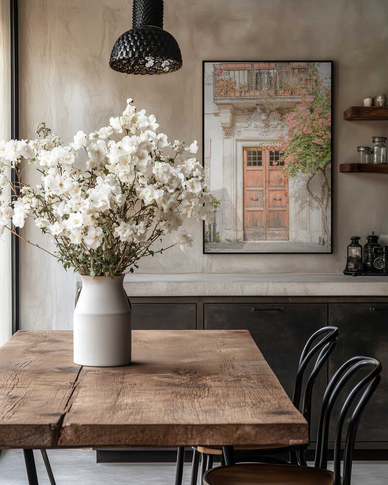 Floral Entry Poster